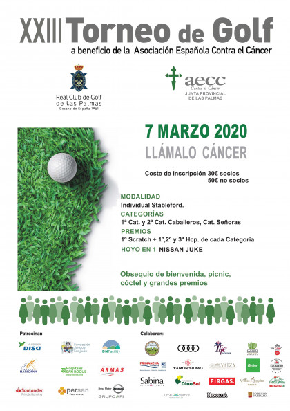 cartel torneo golf aecc