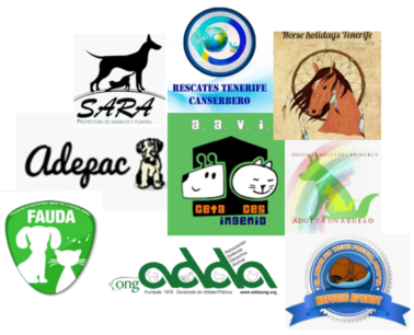 popurrí logos asociaciones de animales