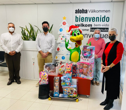 Entrega regalos en Tenerife