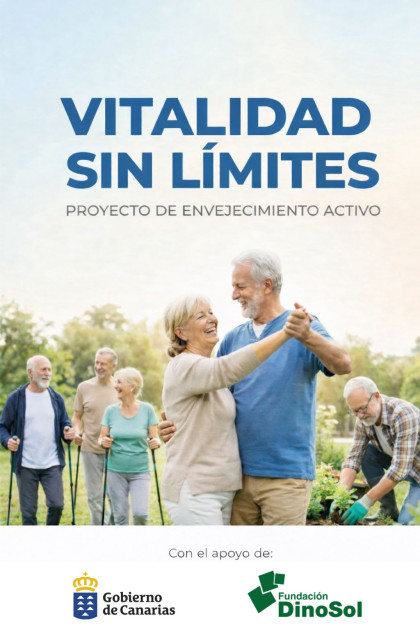 Cartel del Proyecto Vitalidad sin límites