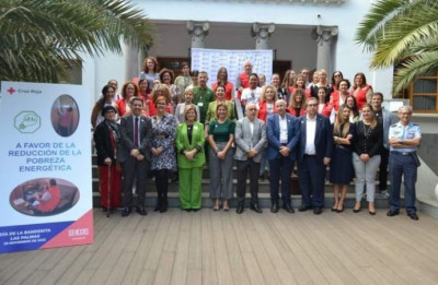 Foto de los representantes de las entidades colaboradoras en Gran Canaria 