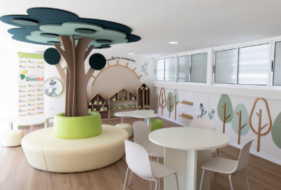 Imagen de la sala de juegos del HUC