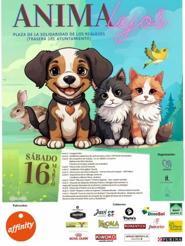 Cartel de la I Feria del Bienestar Animal de Los Realejos